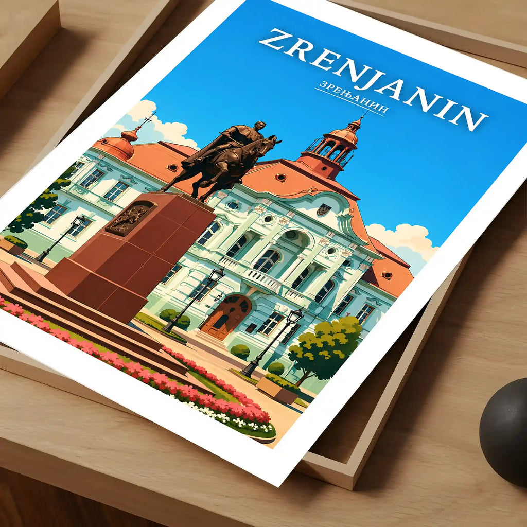 Poster Zrenjanin - reka Begej