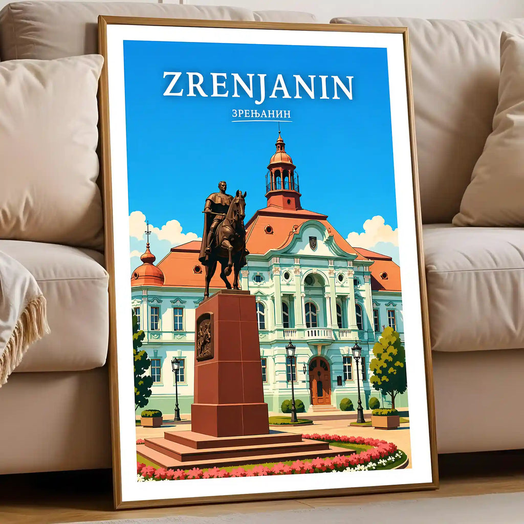 Poster Zrenjanin - reka Begej