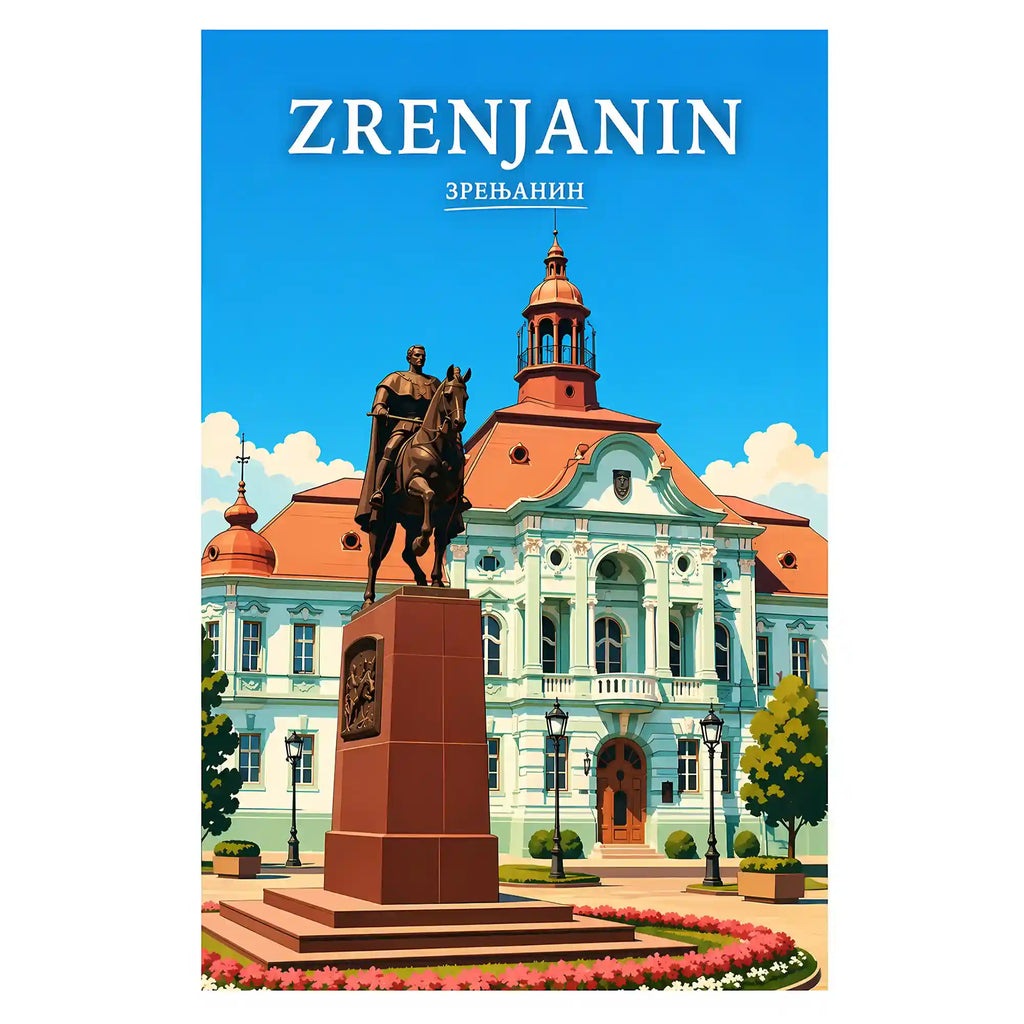 Poster Zrenjanin - reka Begej
