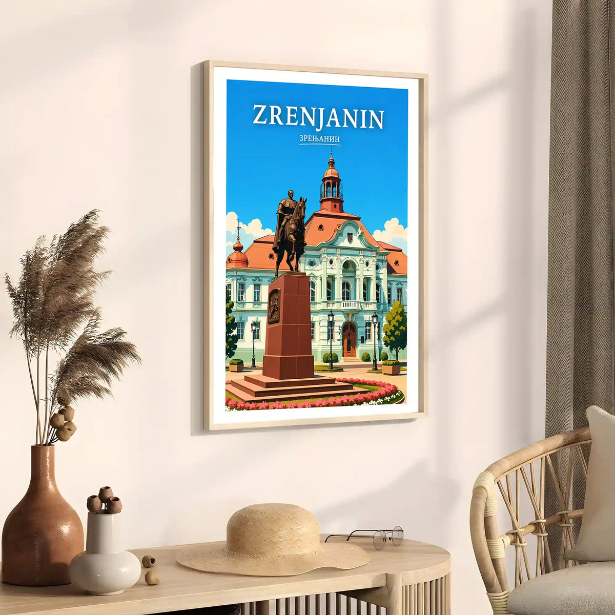 Poster Zrenjanin - reka Begej