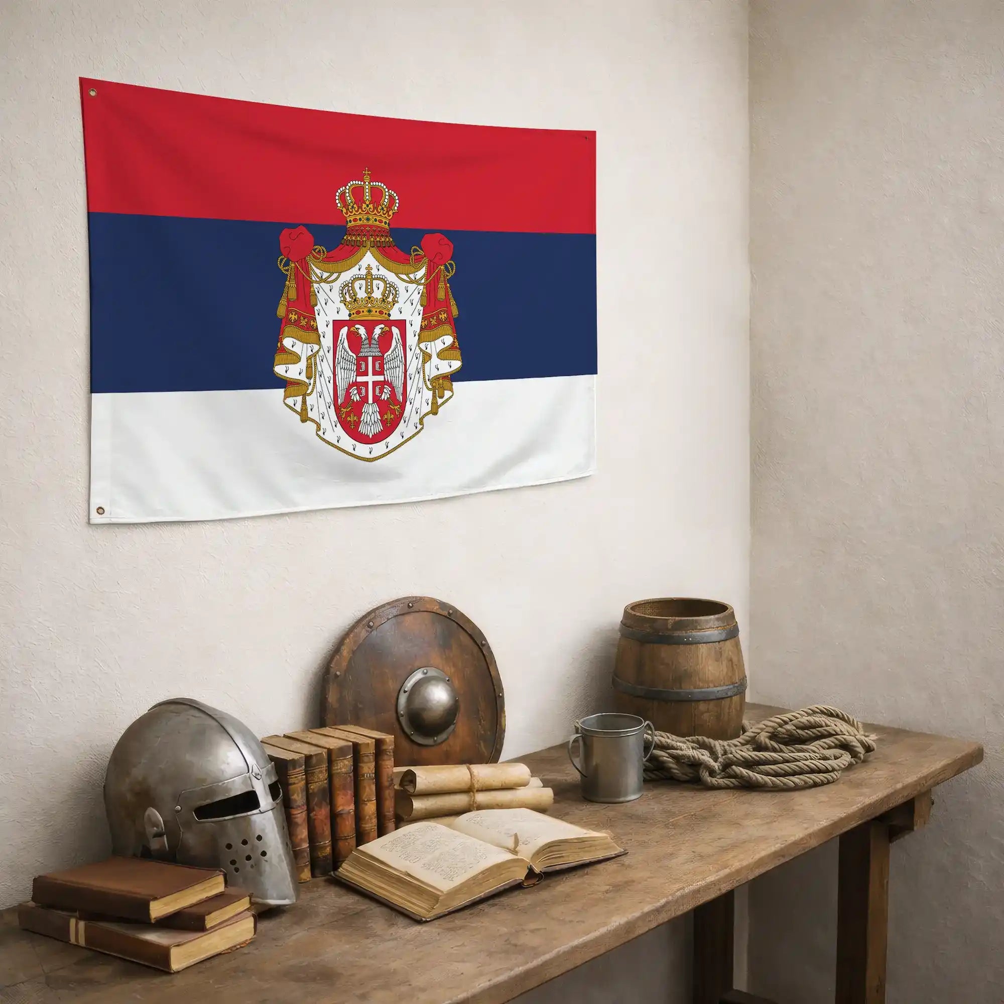 Zastava Srpska monarhija - kruna tradicija