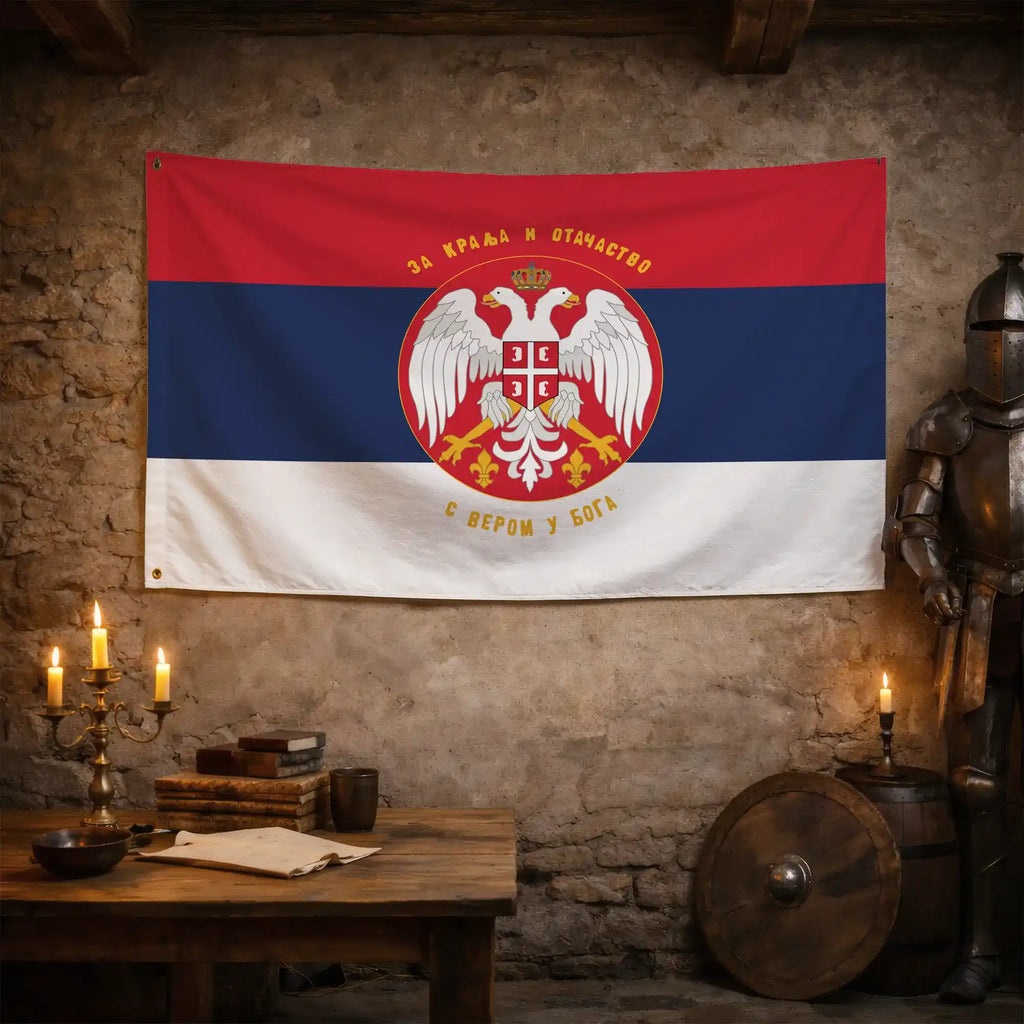 Zastava Vojska Kraljevine Srbije - balkanski ratovi